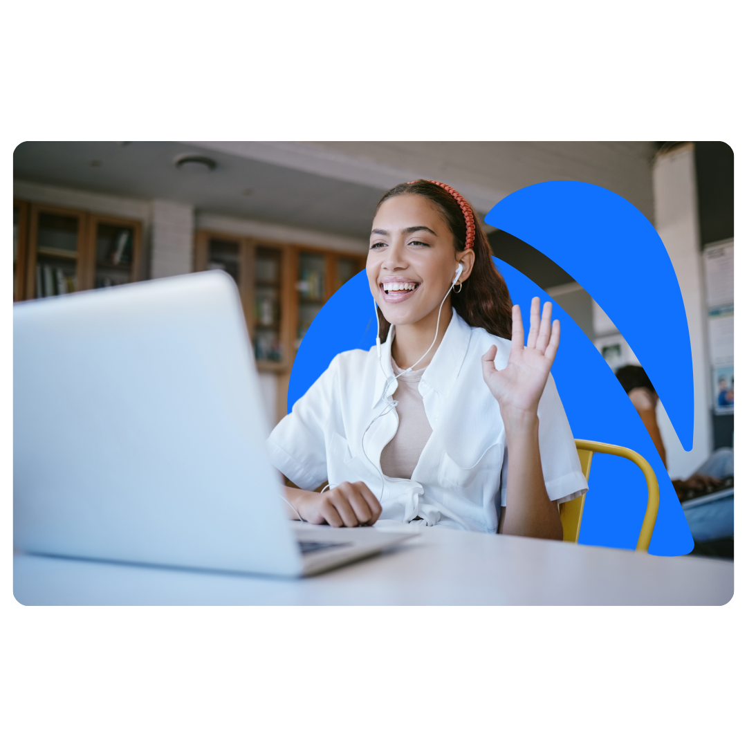 PurelyHR – About us image Professional using PurelyHR HR software to manage employees, time off and workforce operations remotely